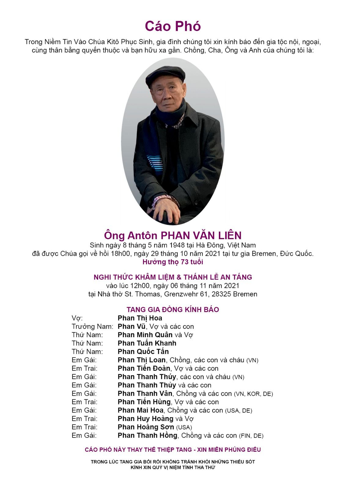 CP Anton Phan Van Lien